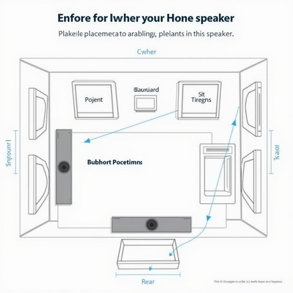 7.1 Home Cinema Speaker Placement