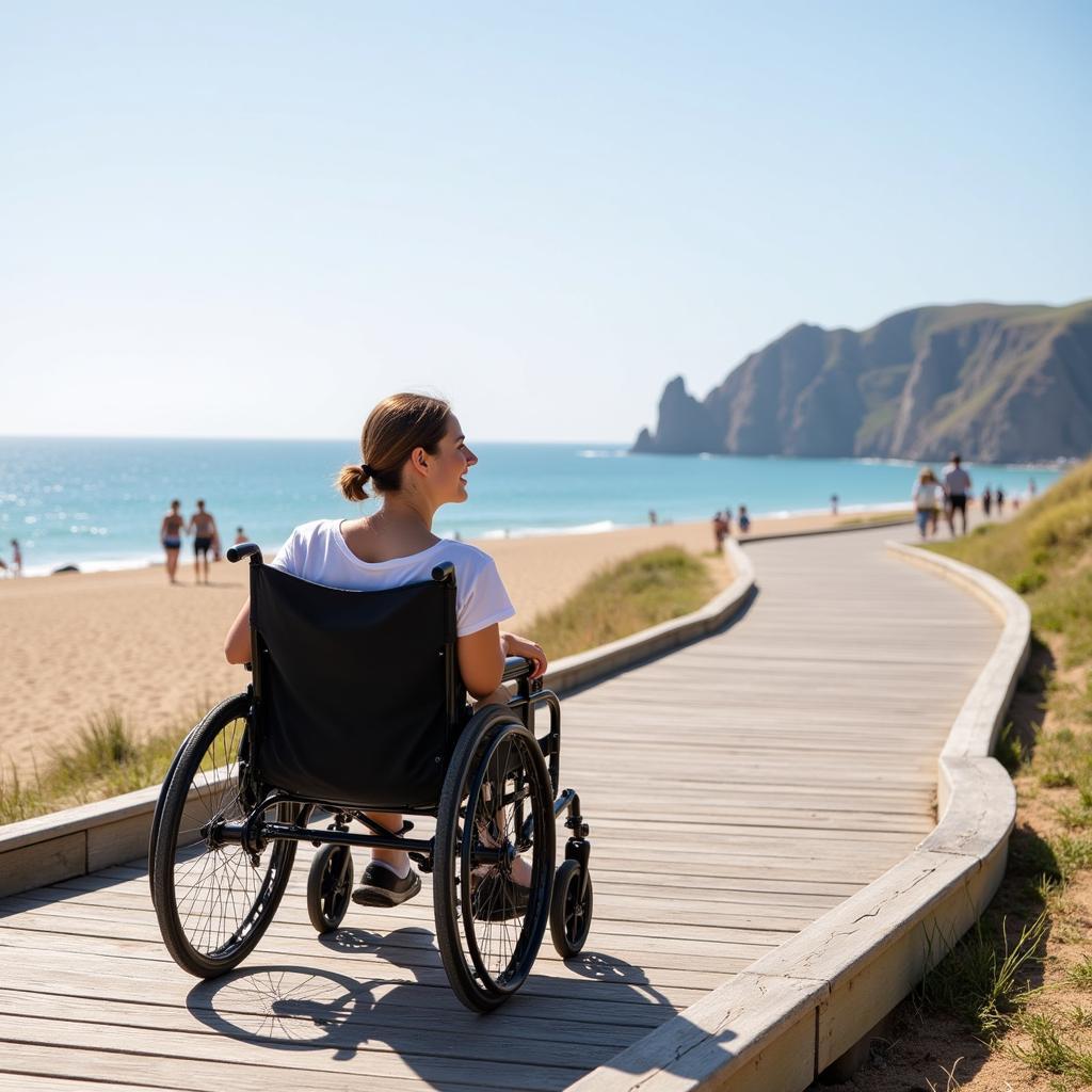 Enjoying an Accessible Beach Day in Spain