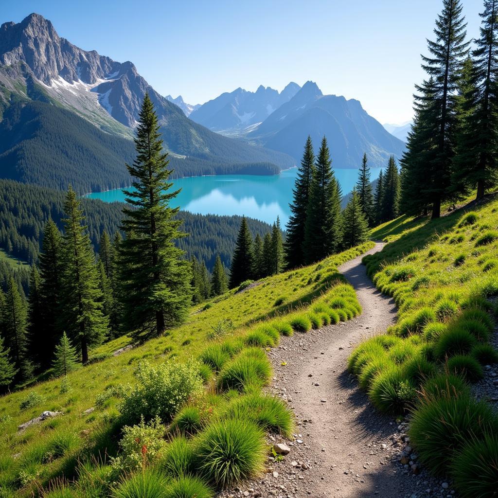 Hiking trails in Aigüestortes National Park