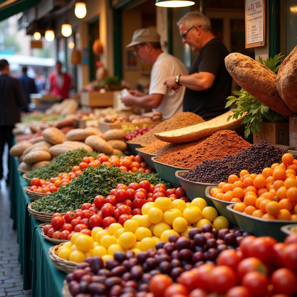 A vibrant local market in Alcalá de Henares