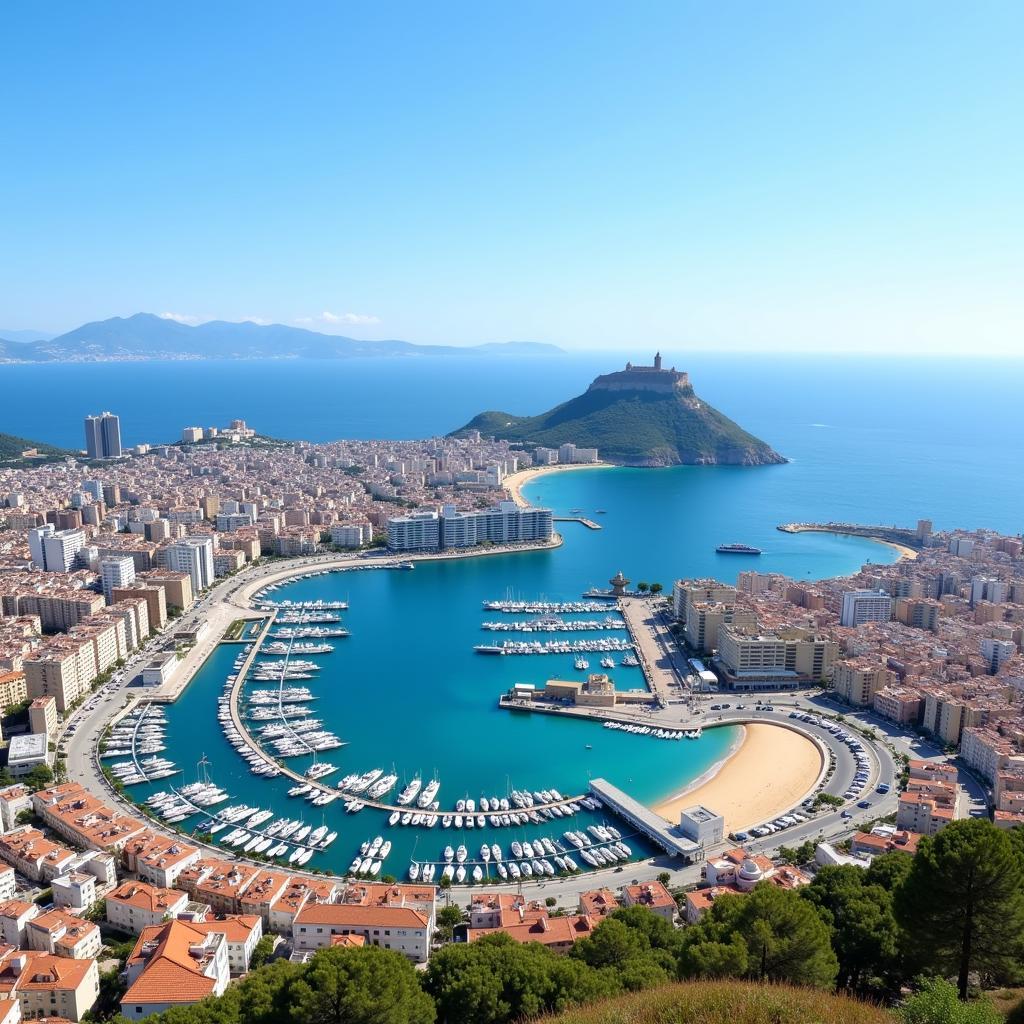 Alicante Cityscape and Marina