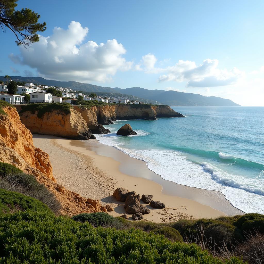 Alimur's location on the Spanish coast