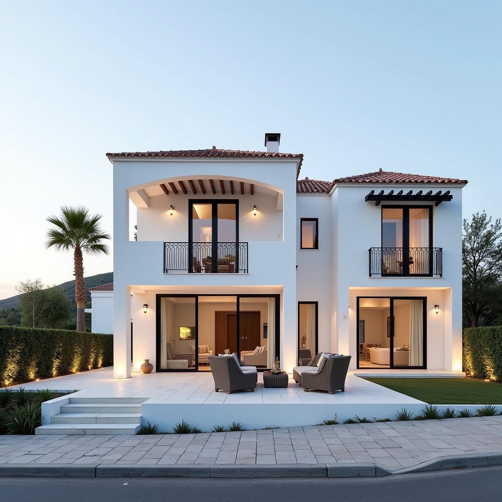 Modern villa with Andalusian touches in Espartinas