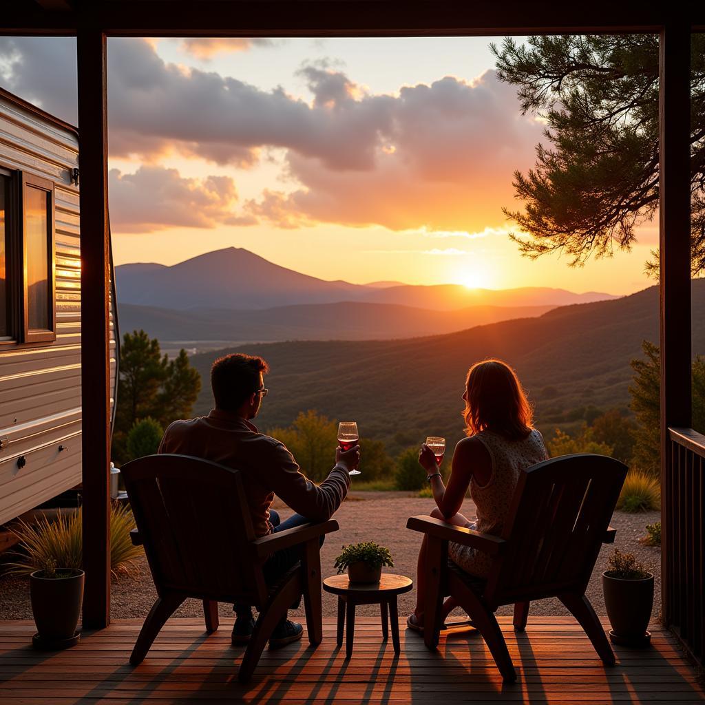 Mobile Home with Mountain View in Andalusia