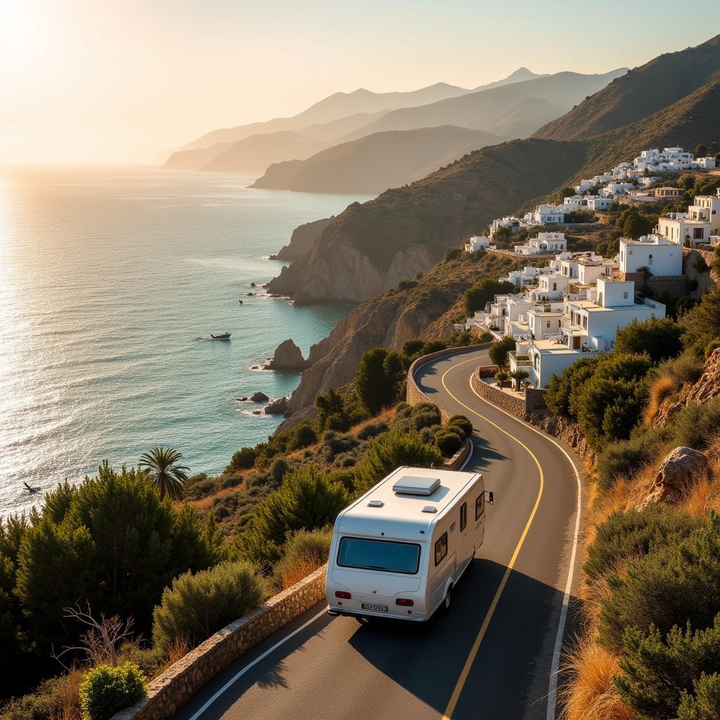 Scenic Coastal Drive in Andalusia