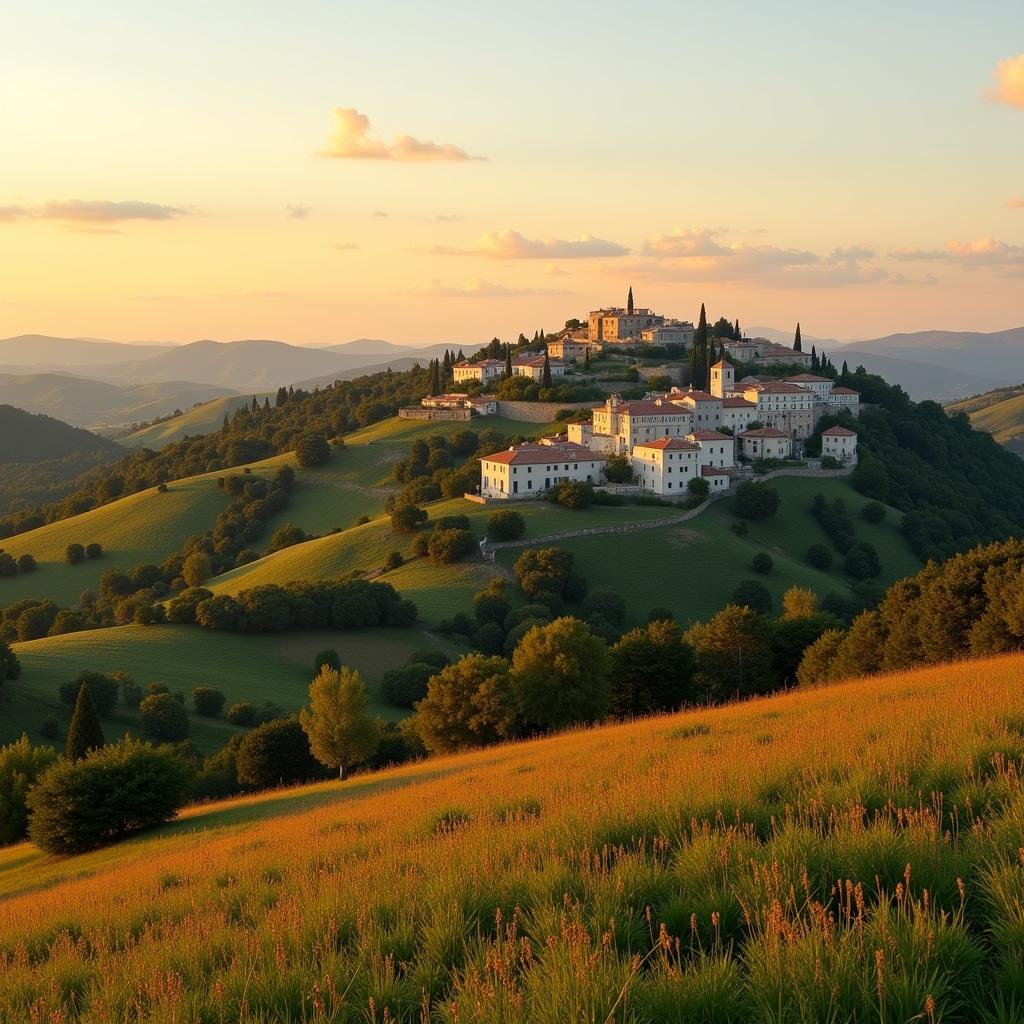 Scenic Andalusian countryside