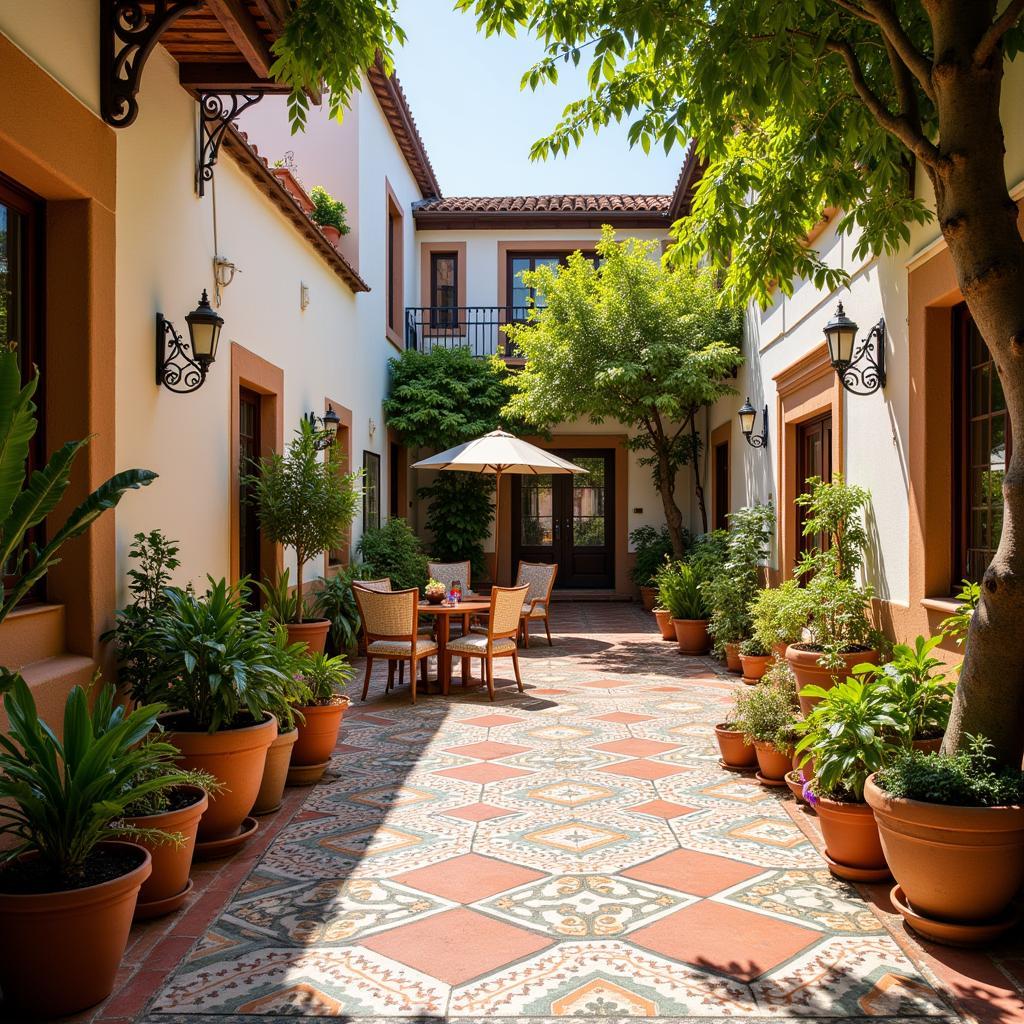 Tranquil Andalusian Courtyard