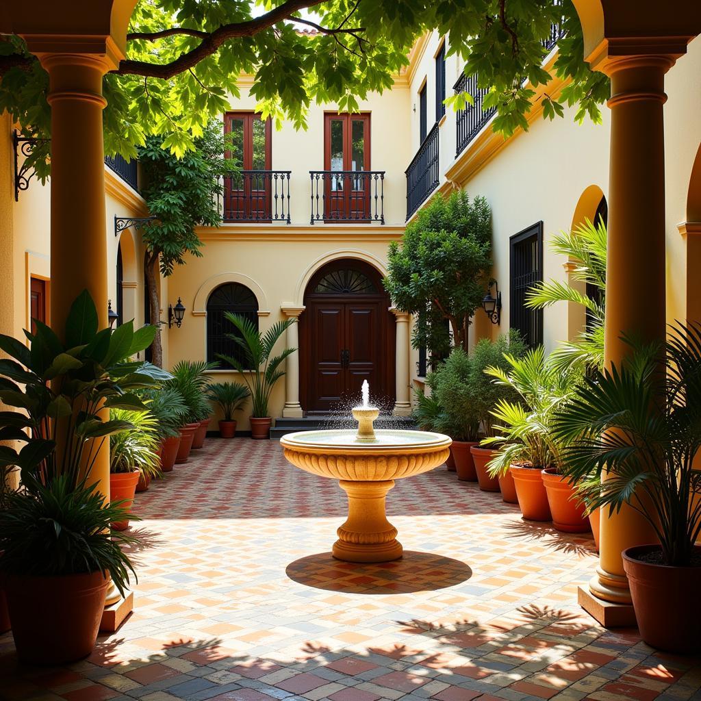 Traditional Andalusian Courtyard