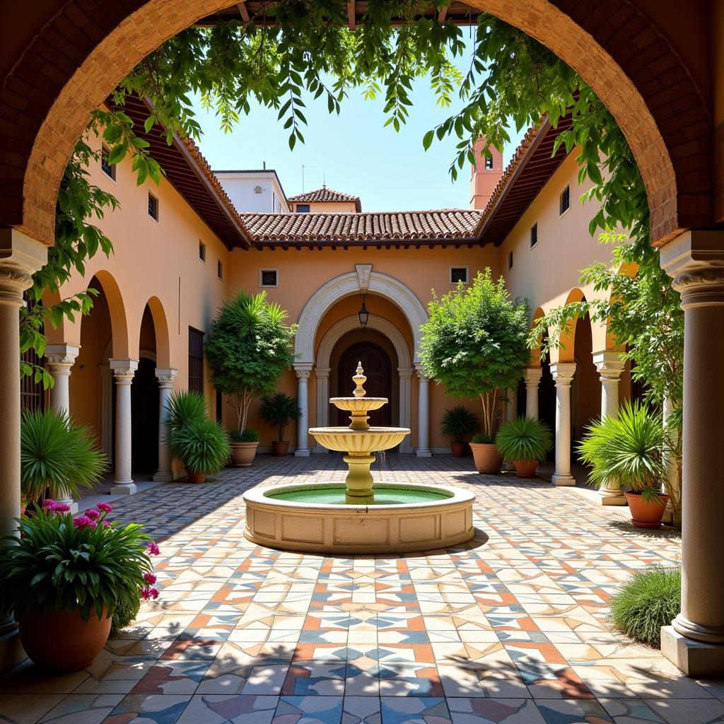 Traditional Andalusian Courtyard