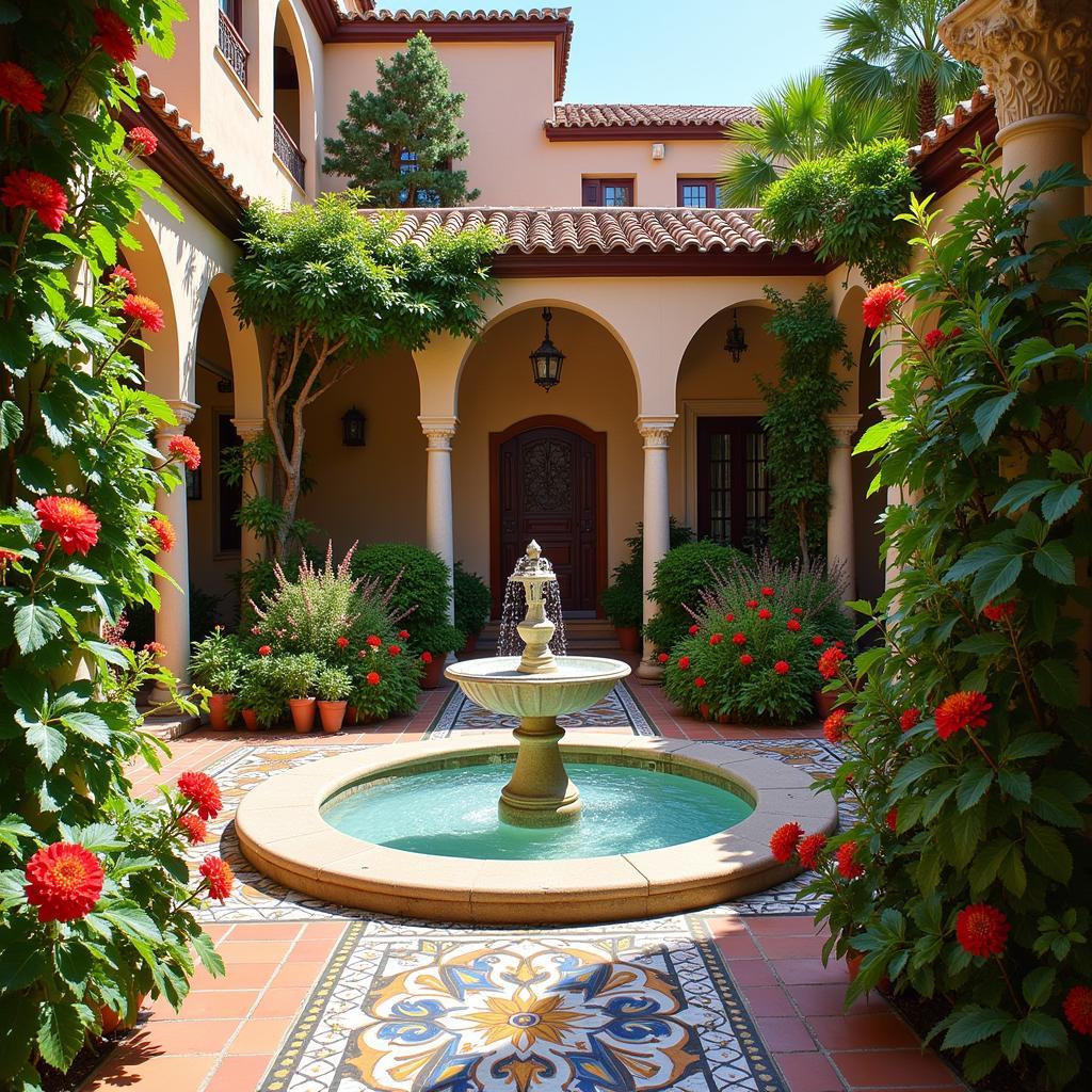 Traditional Andalusian Courtyard