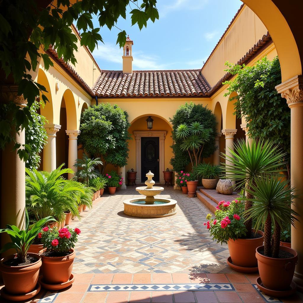 Traditional Andalusian Courtyard