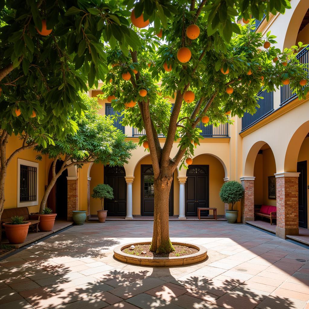 Tranquil Andalusian Courtyard