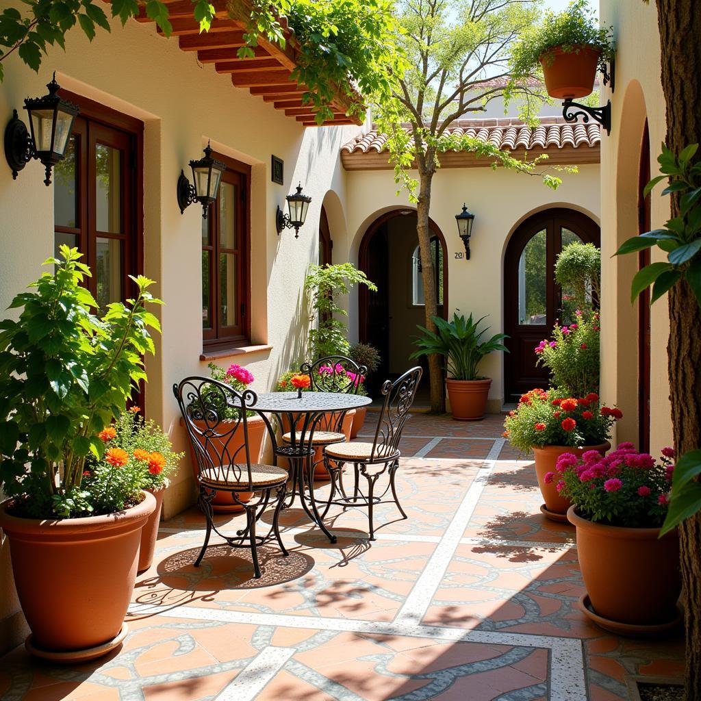 Tranquil Andalusian Courtyard