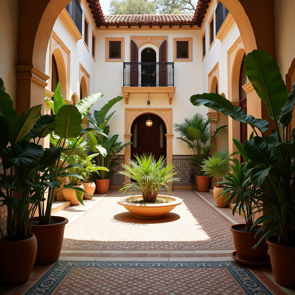 Traditional Andalusian Courtyard Home