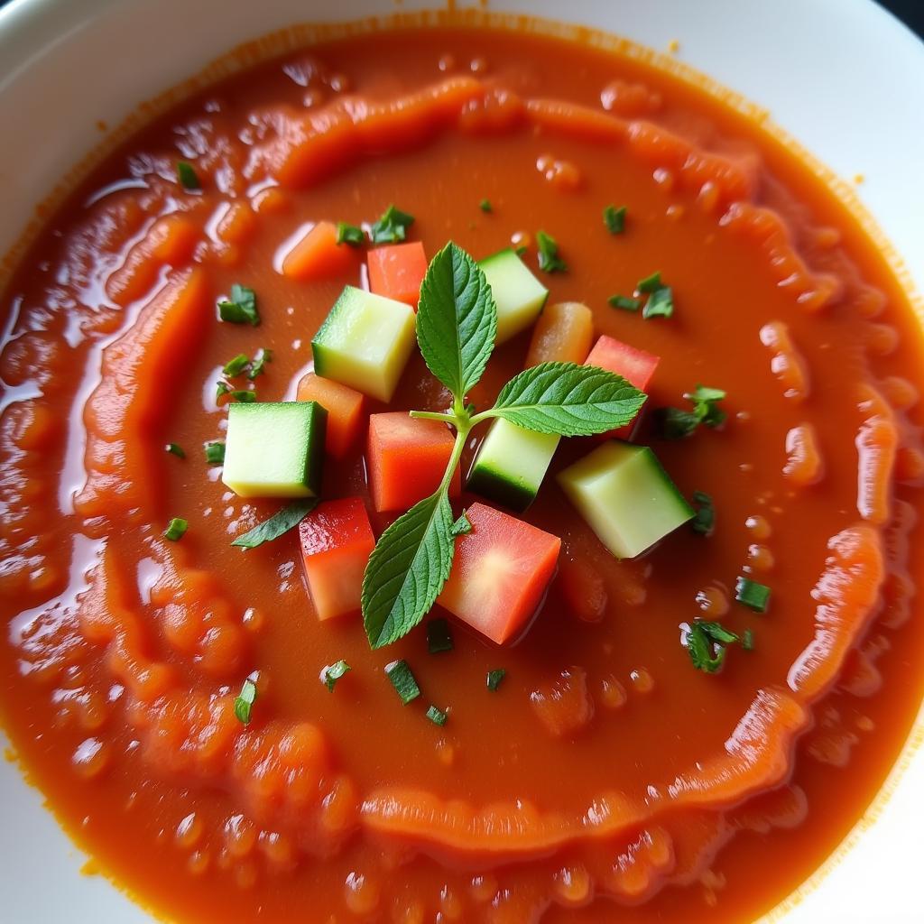 A Refreshing Bowl of Andalusian Gazpacho