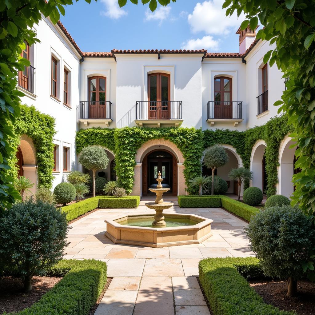 Andalusian Villa Courtyard