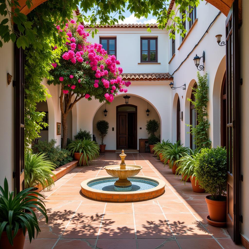 Tranquil Andalusian Courtyard