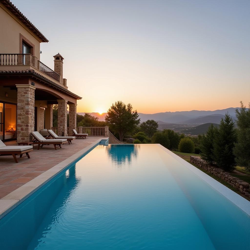 Luxurious Andalusian villa with a stunning pool and breathtaking views