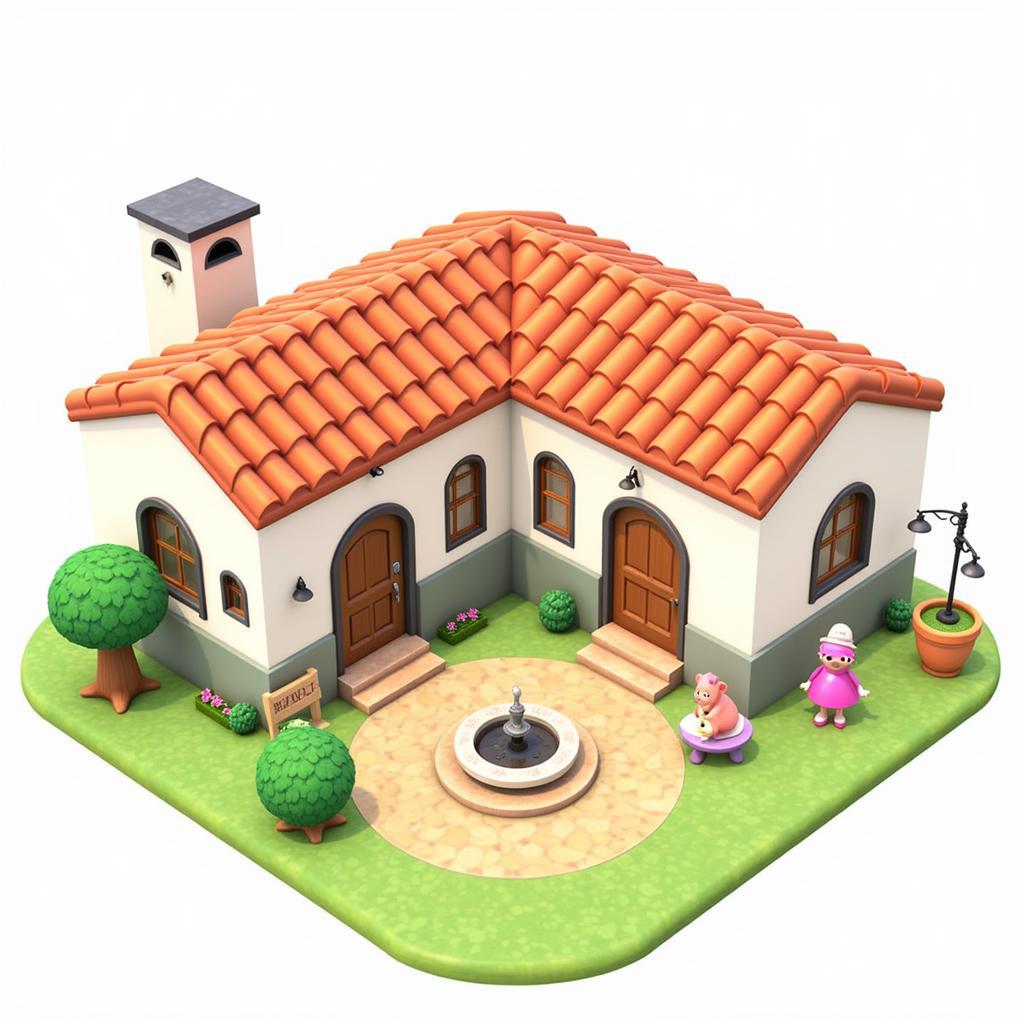 Animal Crossing Spanish Villa