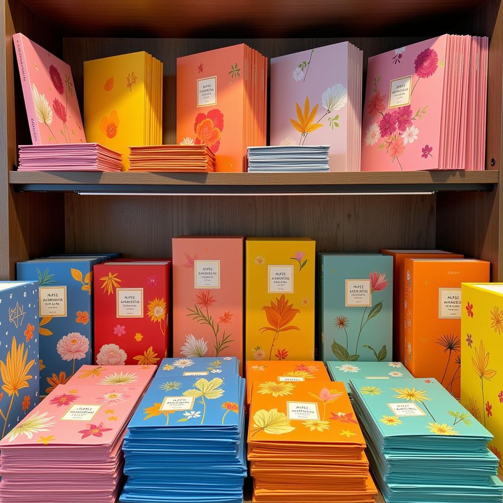 Display of Papel de Armenia at Zara Home