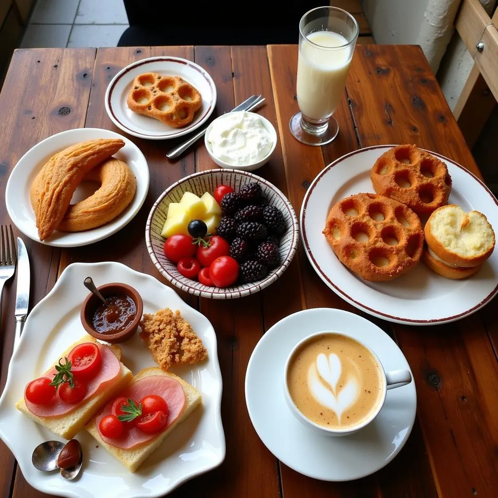 Traditional Spanish Breakfast at ASR Home Avila