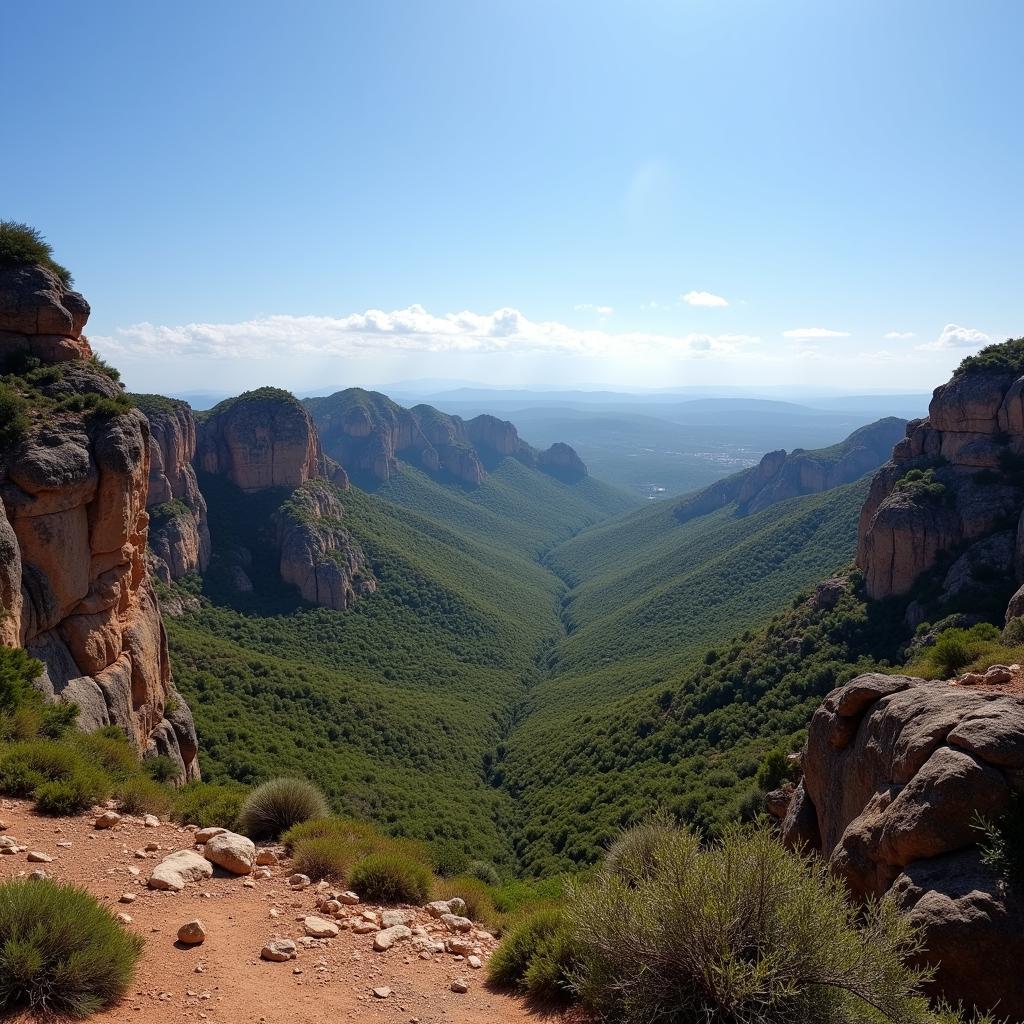 Atapuerca Mountains Landscape