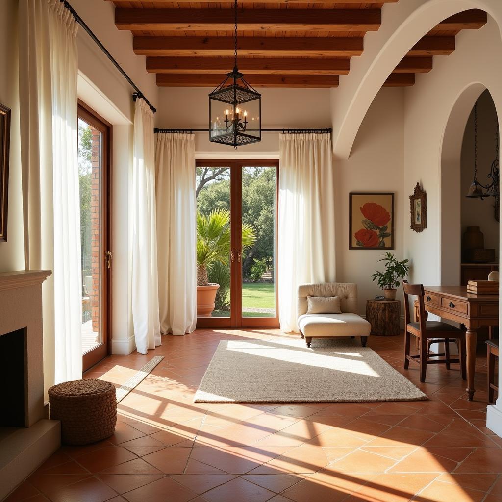 Cortinas Atmosphera Home in a Spanish Villa