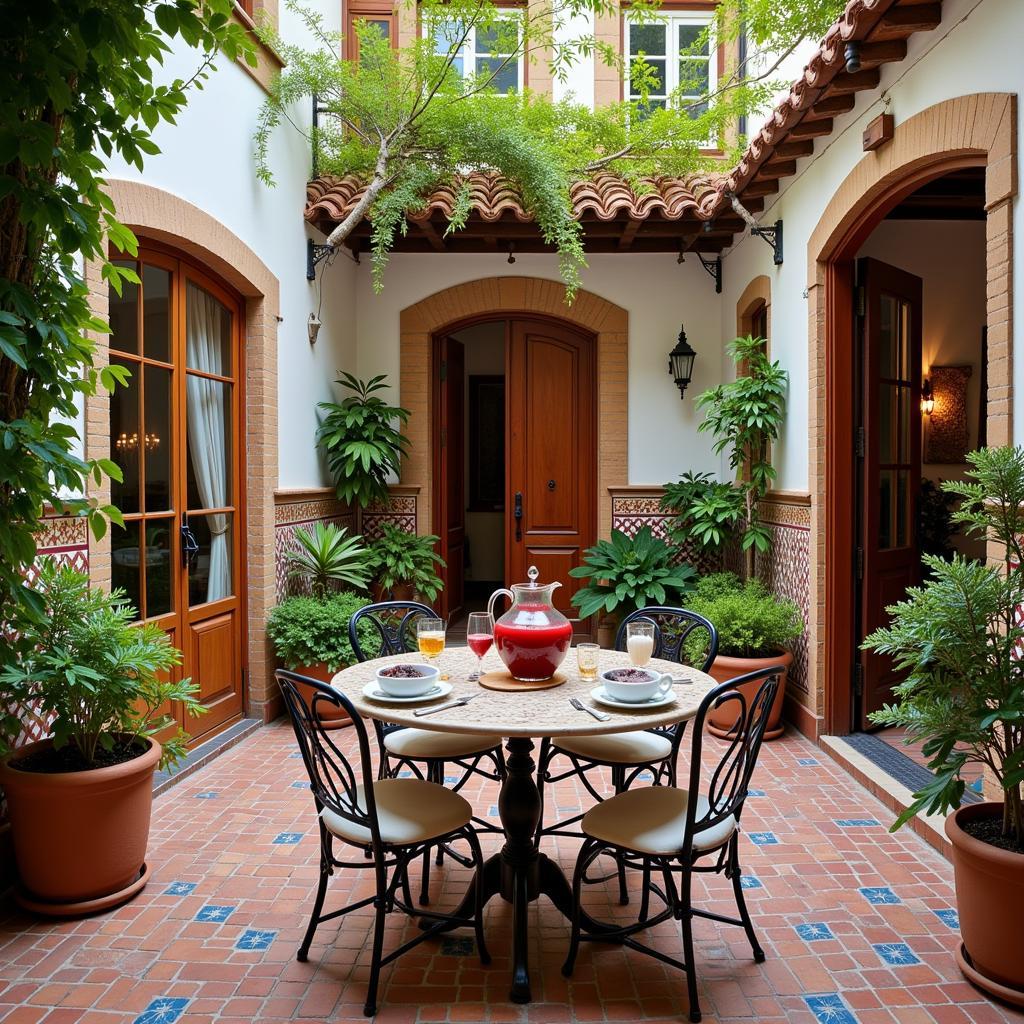 Charming Spanish Courtyard