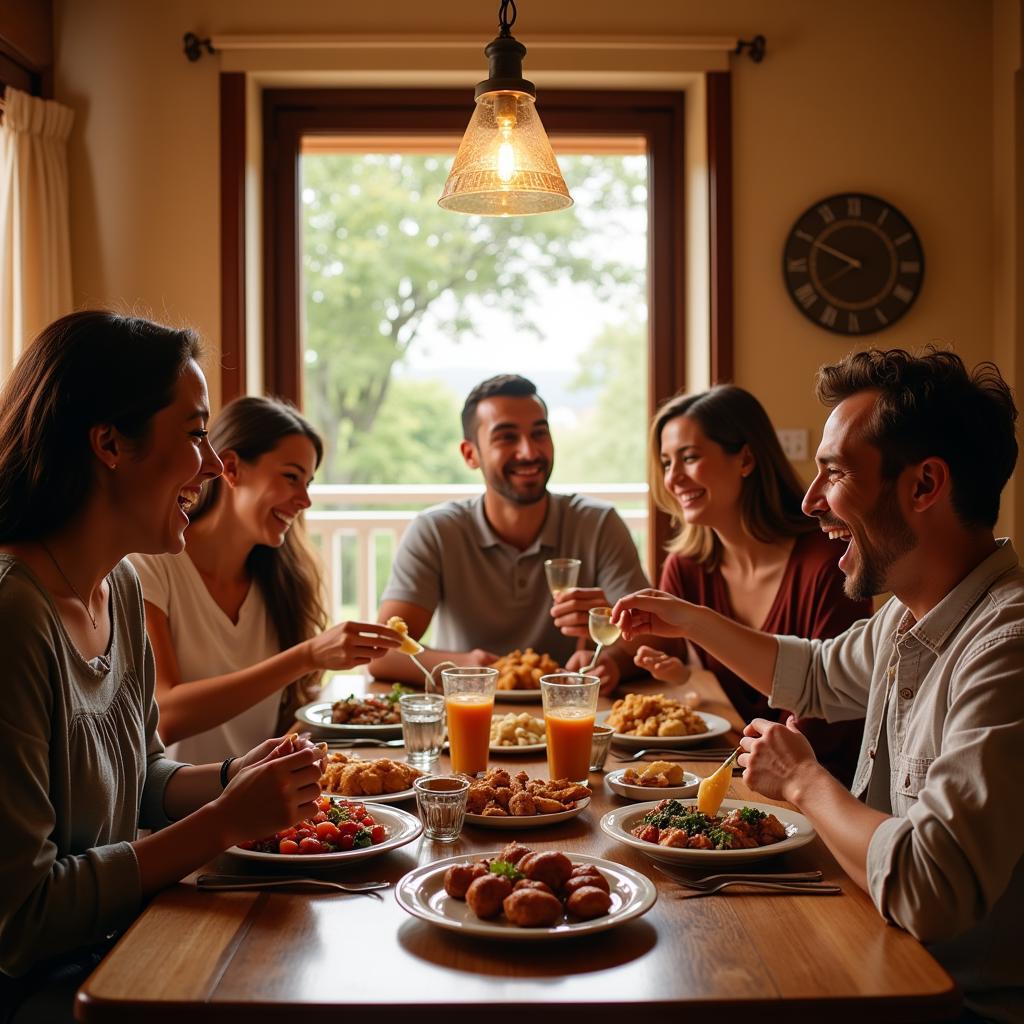 Authentic Spanish Family Dinner