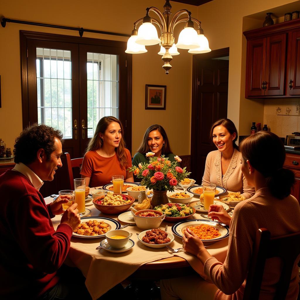 Avelino Ramos Home Family Dinner