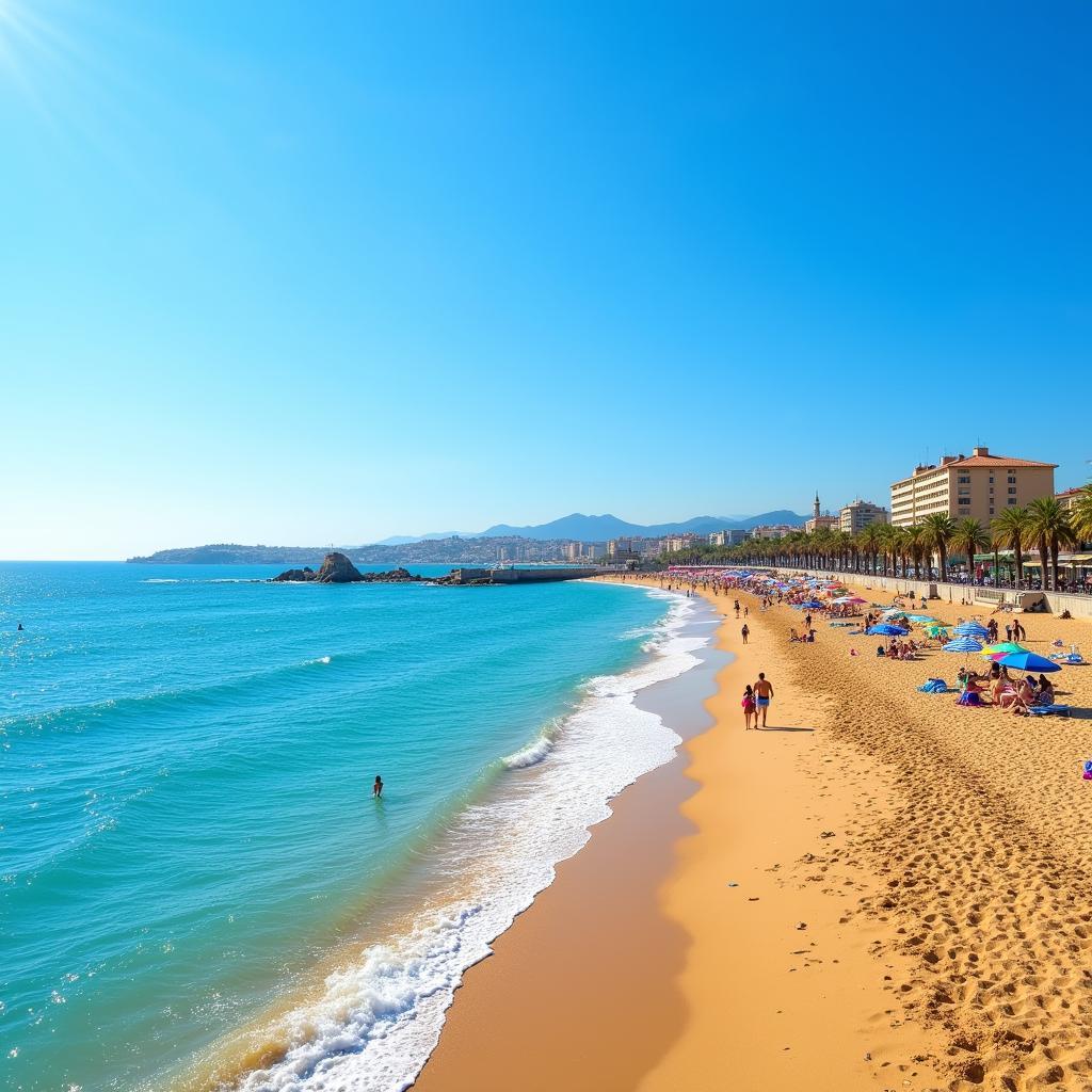 Badalona Beach View