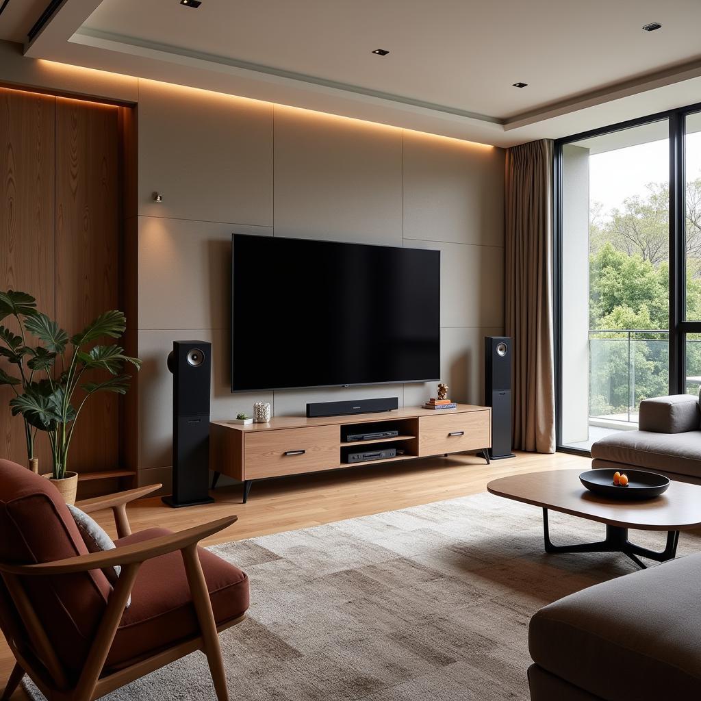 Bang & Olufsen home theater setup