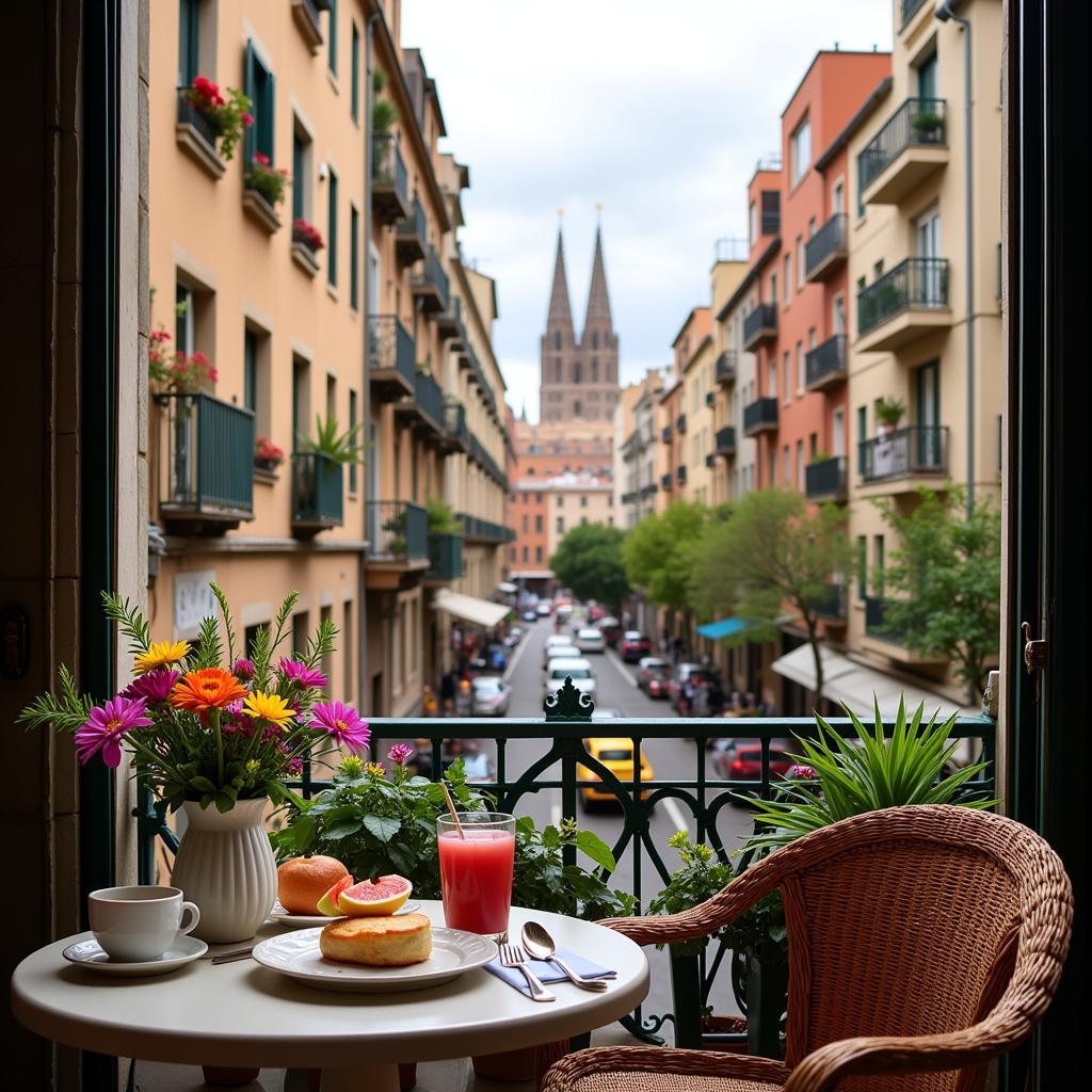 Barcelona Balcony Scene