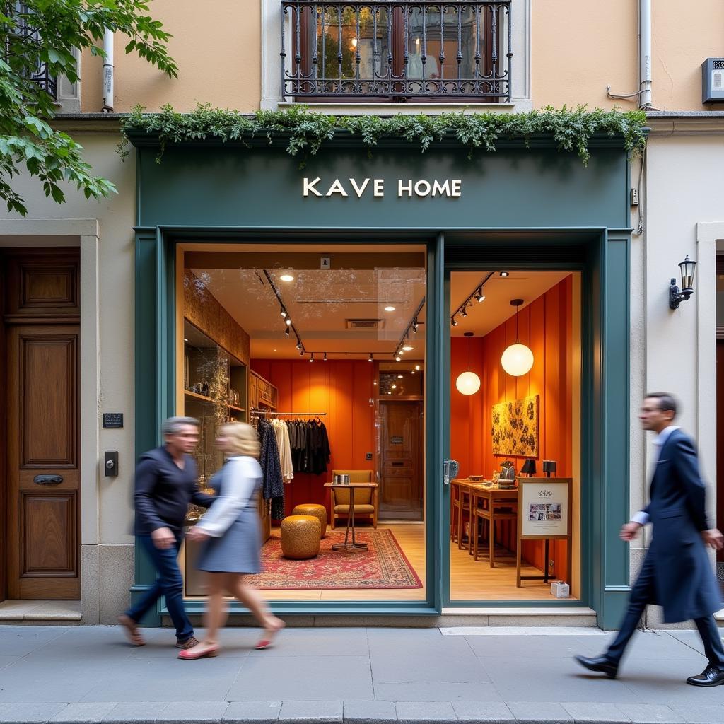 Kave Home Storefront in Barcelona