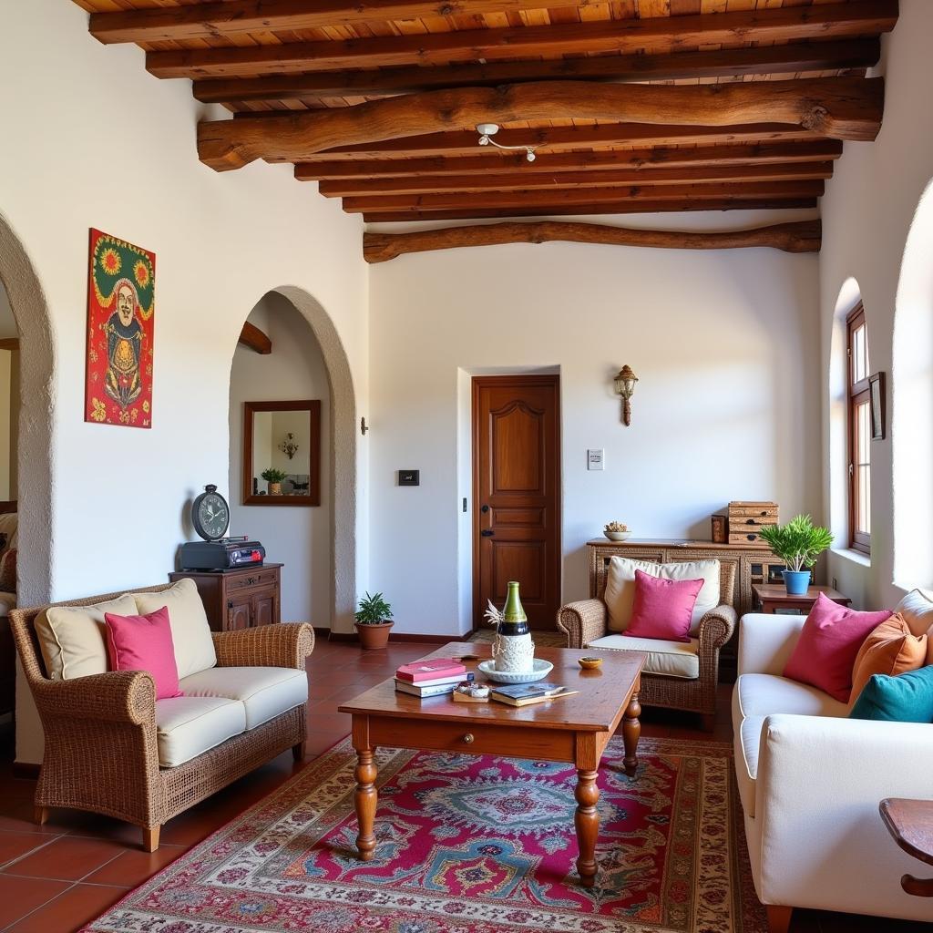 Cozy Interior of a Barrameda Home