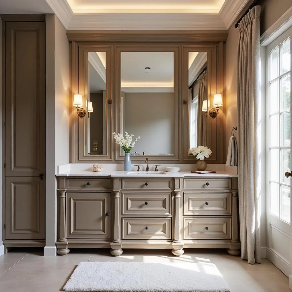 Elegant Bathroom Vanity in Malaga by mi capricho home