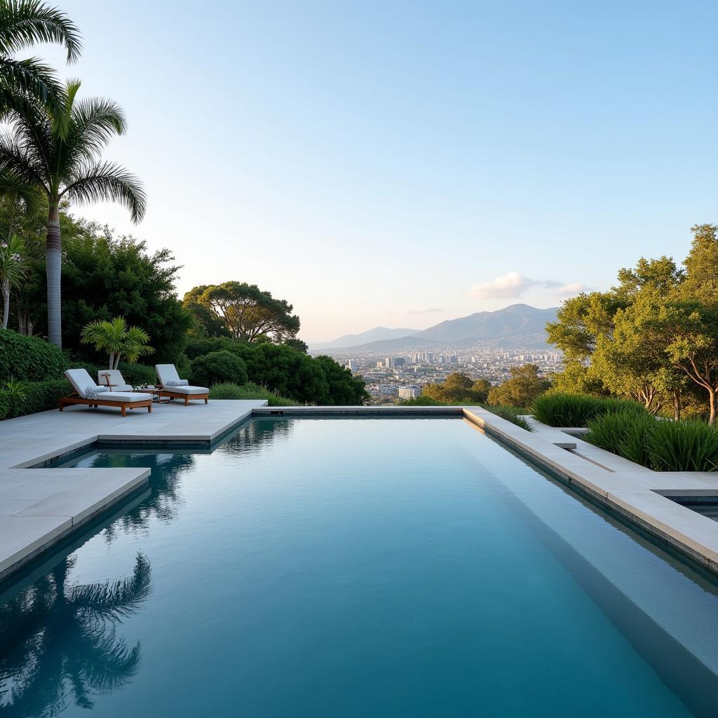 Bel Air Home with Infinity Pool and Cityscape Views