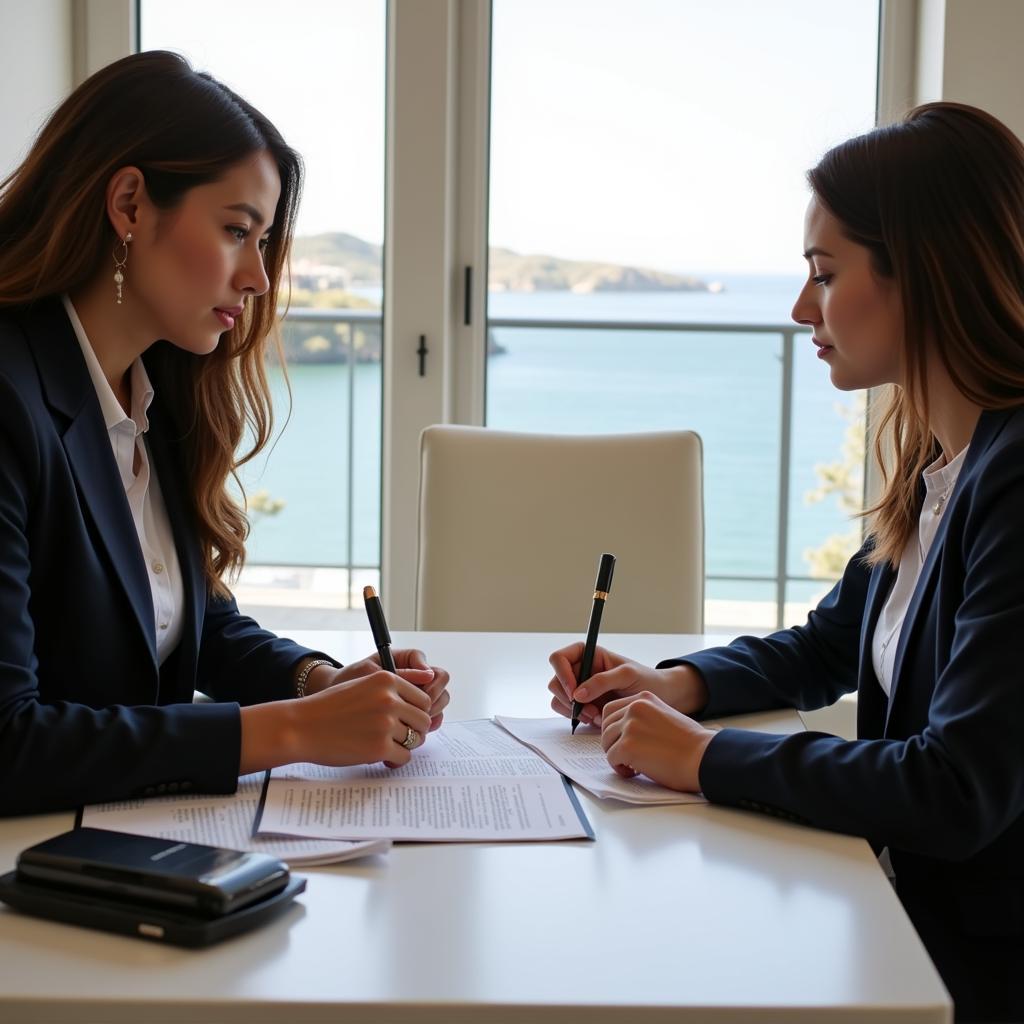 Signing real estate documents in Bermuda