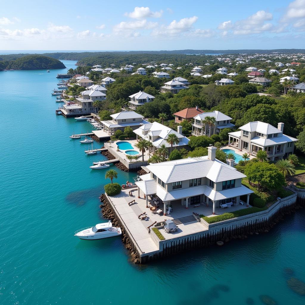 Luxury waterfront homes in Bermuda