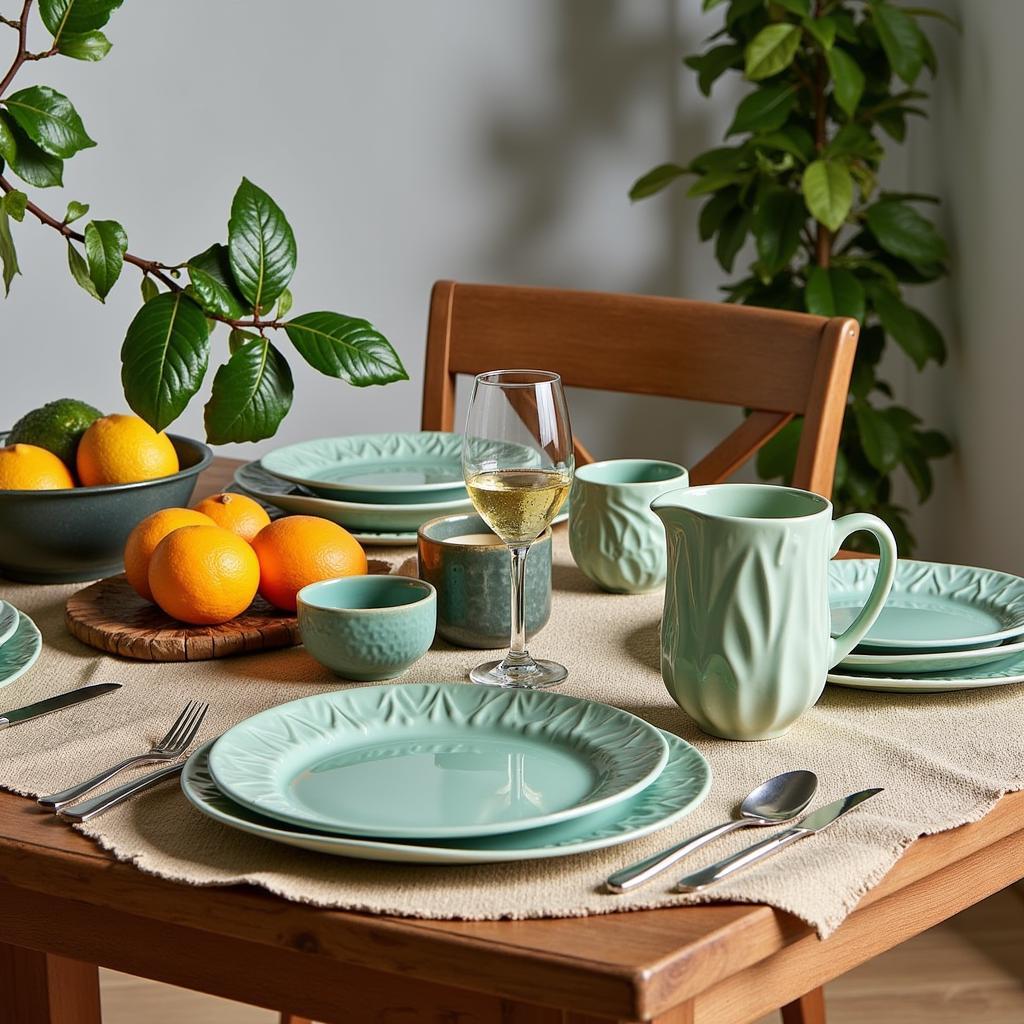 Table Setting with Bordallo Pinheiro and Zara Home