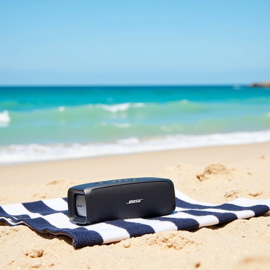 Bose SoundLink Revolve+ on a Spanish Beach