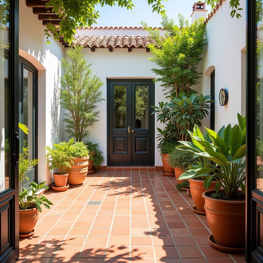 Botanik Home Interior Courtyard