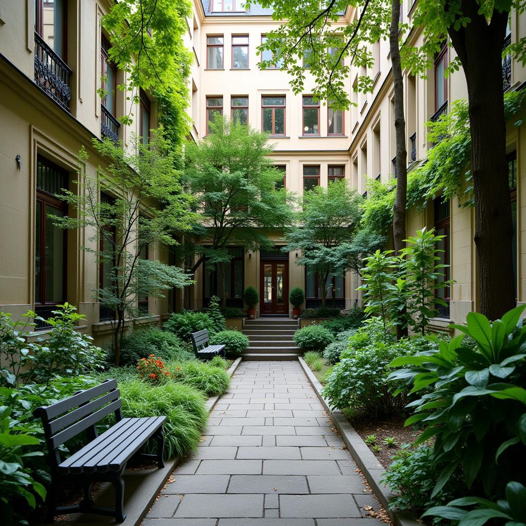 Budapest Heritage Home Apartment Courtyard