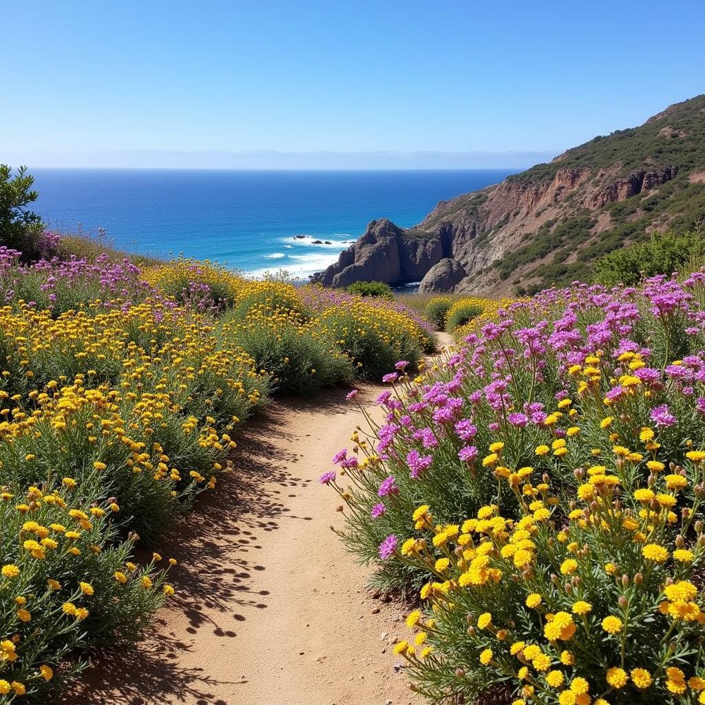 A display of diverse flora and fauna along the Cabo Home trail