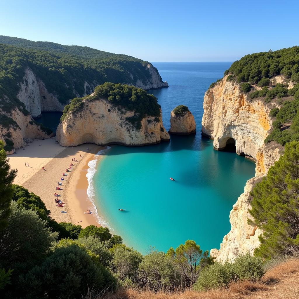 Secluded Cala de l'Home Mort Beach