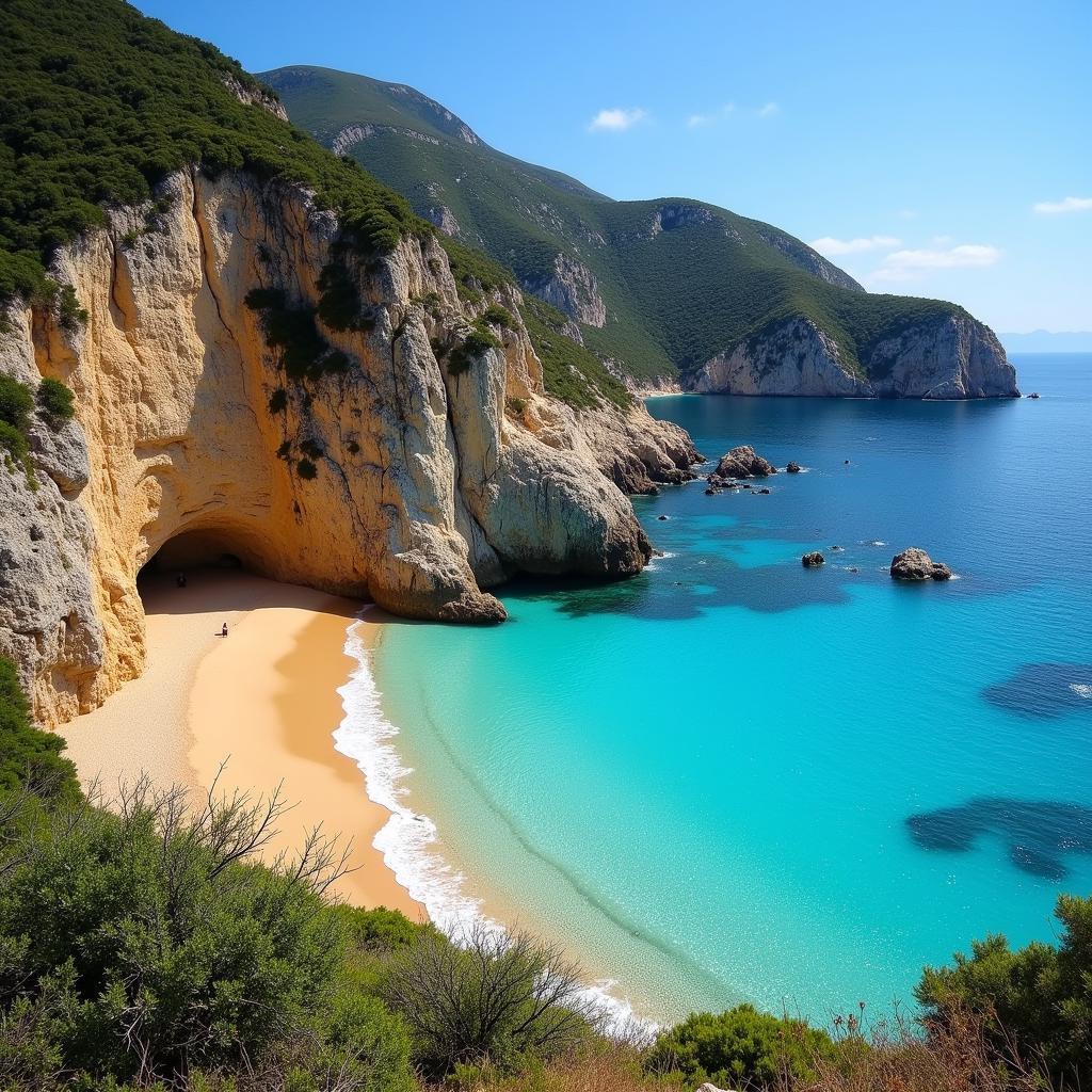 Secluded Cala L'home Mort beach