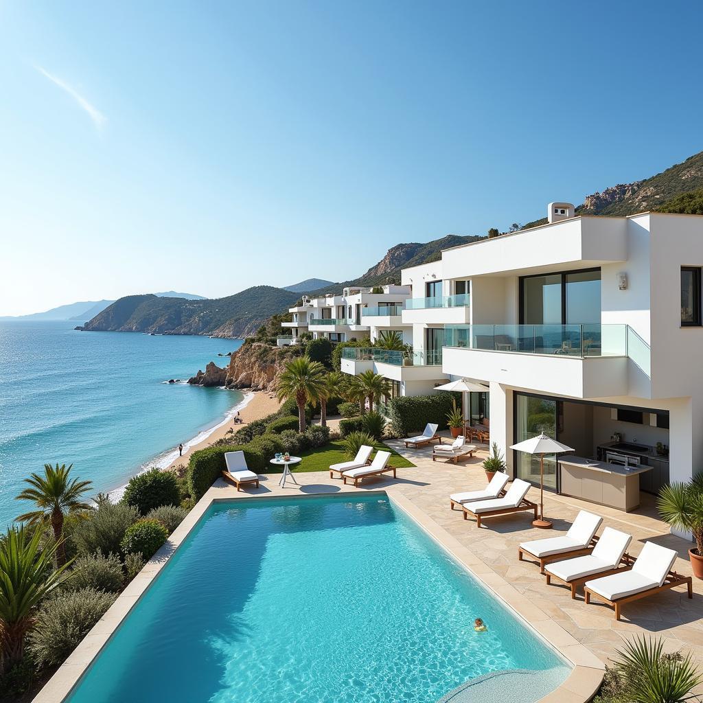 Luxury beachfront homes in Calpe