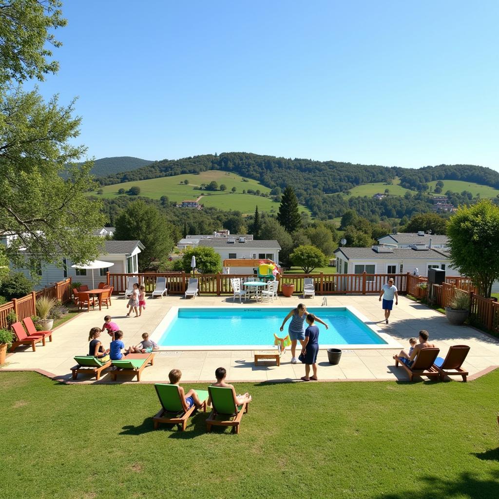 Cantabria Campsite with Mobile Homes