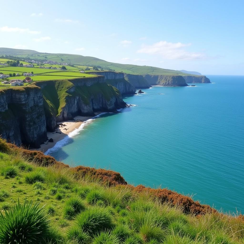 Scenic Cantabria Coastal View