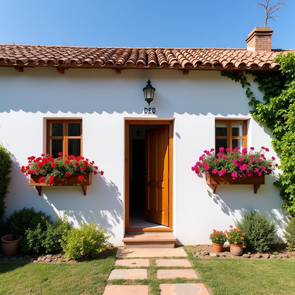 Traditional Spanish Cargador Velo Home Exterior